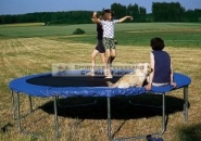 Fun 37 Garten-Trampolin - hochwertiges Gartentrampolin als Außentrampolin für den Garten 