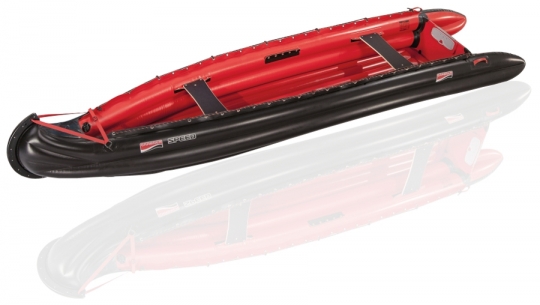 Grabner Speed - Schlauchboot Luftboot, motorisierbares Kanu mit Motorheckbrett 